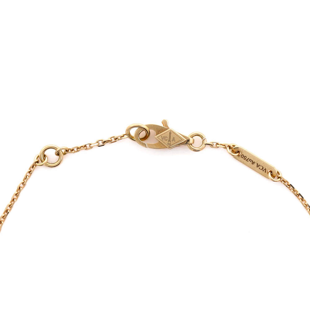 Van Cleef & Arpels Sweet Alhambra Bracelet 18K Yellow Gold and Mother of Pearl - Picture 3 of 4